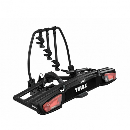 Suport bicicleta & Portbagaje - Suport auto pentru 3 biciclete Thule VeloSpace 939 XT3 cu prindere pe carligul de remorcare, negru