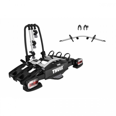 Suporturi biciclete - Suport auto pentru 4 biciclete Thule VeloCompact 926, cu prindere pe carligul de remorcare + adaptorul Thule 9261