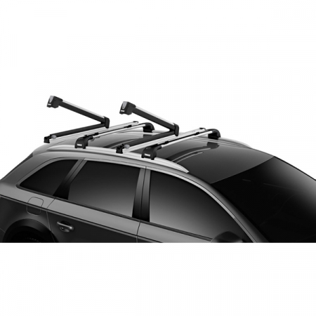 Suport schi Thule SnowPack Xtender 7325, pentru 5 perechi de schiuri sau 2 placi de snowboard, cu prindere pe bare transversale din aluminiu [1]