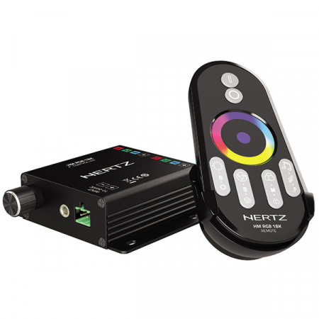 Subwoofere & boxe auto - Telecomanda Hertz HM RGB 1 BK, compatibila cu HMX 6.5 S-LD/ HMX 8 S-LD