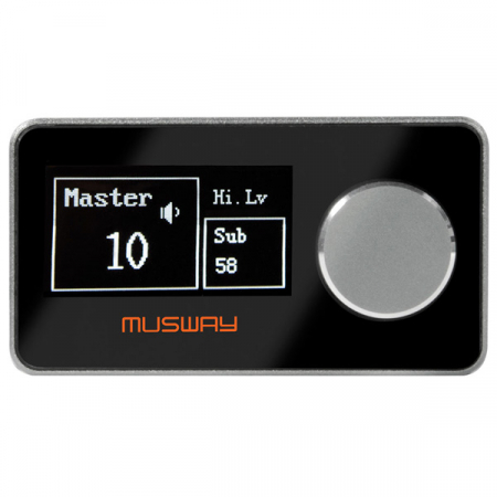 Subwoofere & boxe auto - Telecomanda Musway DRC1, LCD, presetare DSP, compatibila modelele M6 si D8