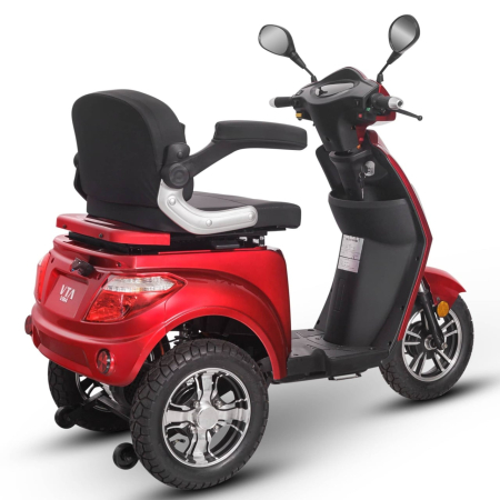 Triciclu Electric Fara Permis Volta VM4, 1000W, 25km/h, Autonomie Maxima 50km, Rosu [1]
