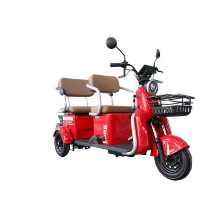 Vehicule electrice - Triciclu Electric RDB LONG, fara permis, 2000W, 25km/h, Rosu