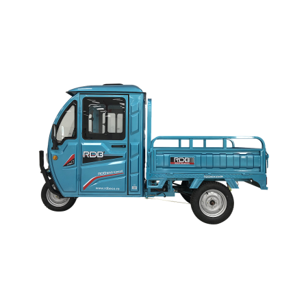 Triciclu electric, RDB MAX-Klass4, acoperis inchis, fara permis, 72V 32Ah, 4000W, 25km/h, Albastru [5]