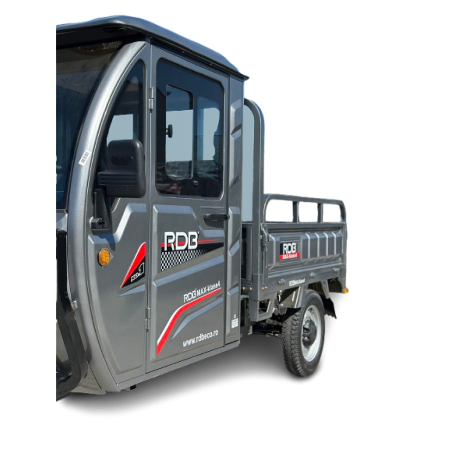 Triciclu electric, RDB MAX-Klass4, acoperis inchis, fara permis, 72V 32Ah, 4000W, 25km/h, Albastru [20]