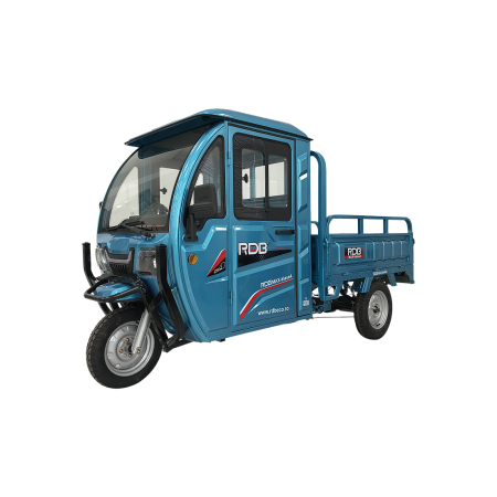 Triciclu electric, RDB MAX-Klass4, acoperis inchis, fara permis, 72V 32Ah, 4000W, 25km/h, Albastru [1]