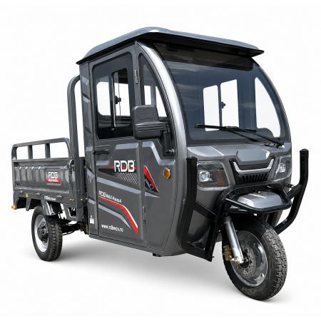 Triciclu electric, RDB MAX-Klass4, acoperis inchis, fara permis, 72V 32Ah, 4000W, 25km/h , Rosu [19]
