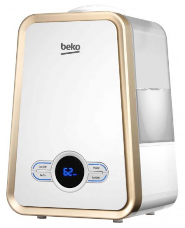 RESIGILAT Umidificator Beko ATH7120, capacitate 3 l, tehnologie Ultrasonic, 250 ml/h, alb/auriu [1]