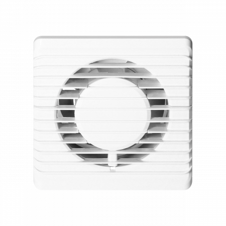 Sisteme de ventilatie - Ventilator baie VIRONE BF-100/S, 8 W, 93 m³/h, 2400 rpm, 100 mm, montare in perete, silentios, alb