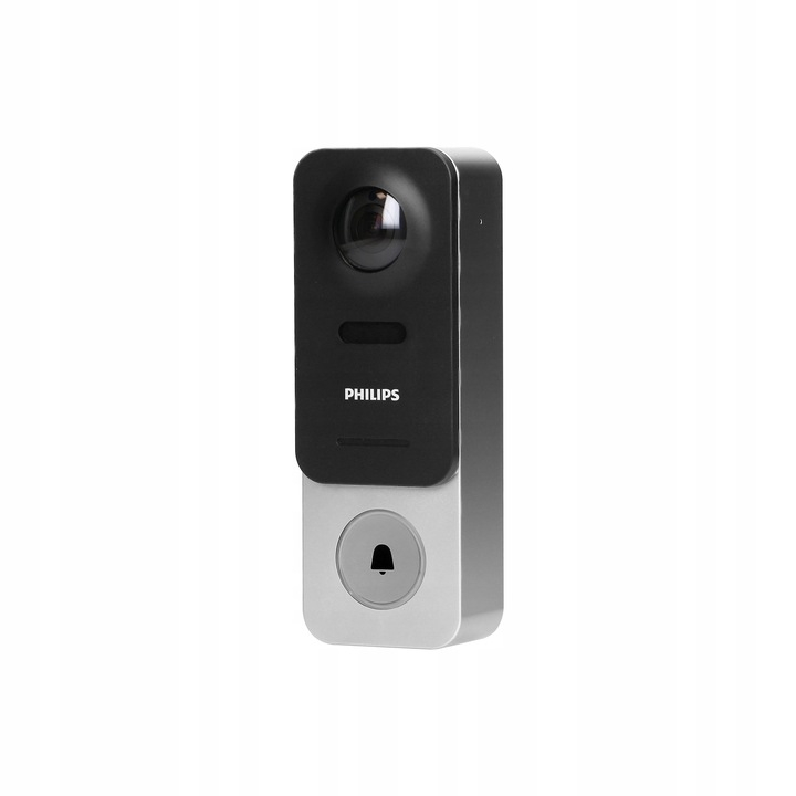 RESIGILAT Interfon wireless cu acumulator WelcomeEye Link, Philips, Wi-Fi, Full HD, Argintiu Negru