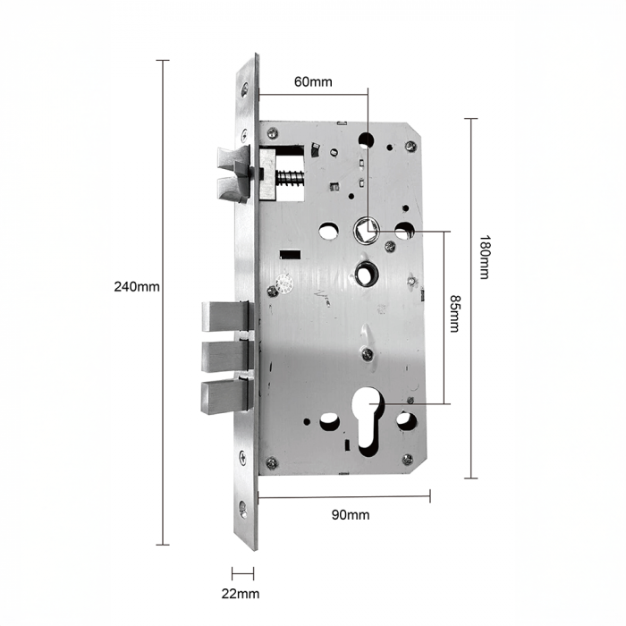 Broasca 6085 reversibila casa smart, incuietori inteligente [2]