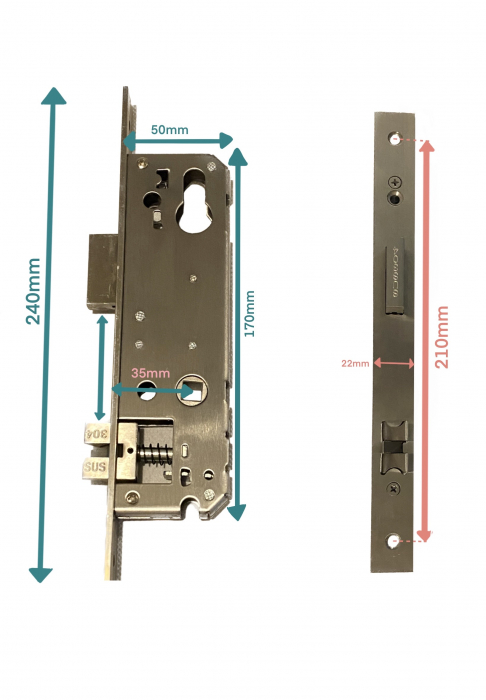 Broasca 5055 reversibila casa smart, incuietori inteligente [2]