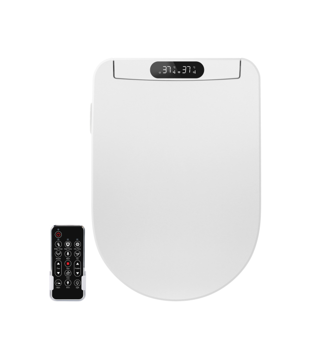 Capac de WC inteligent cu bideu forma U, actionare telecomanda, incalzire apa si uscare [1]