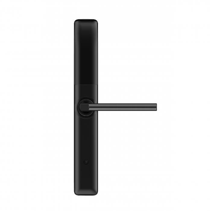 Incuietoare inteligenta neagra pentru usi din termopan, aluminiu, pvc, lemn, metalice [4]