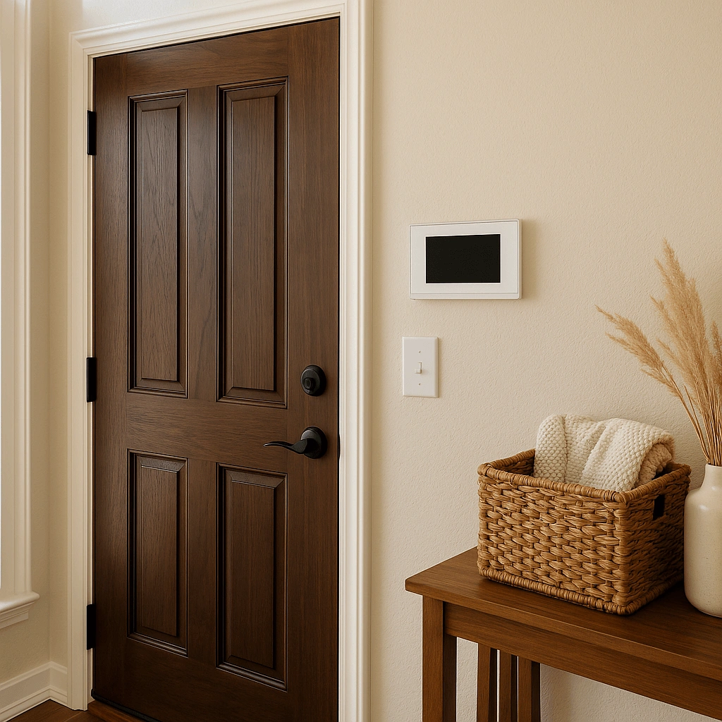 Interfon video cu ecran 7 inch si control Tuya prin cablu LAN [6]