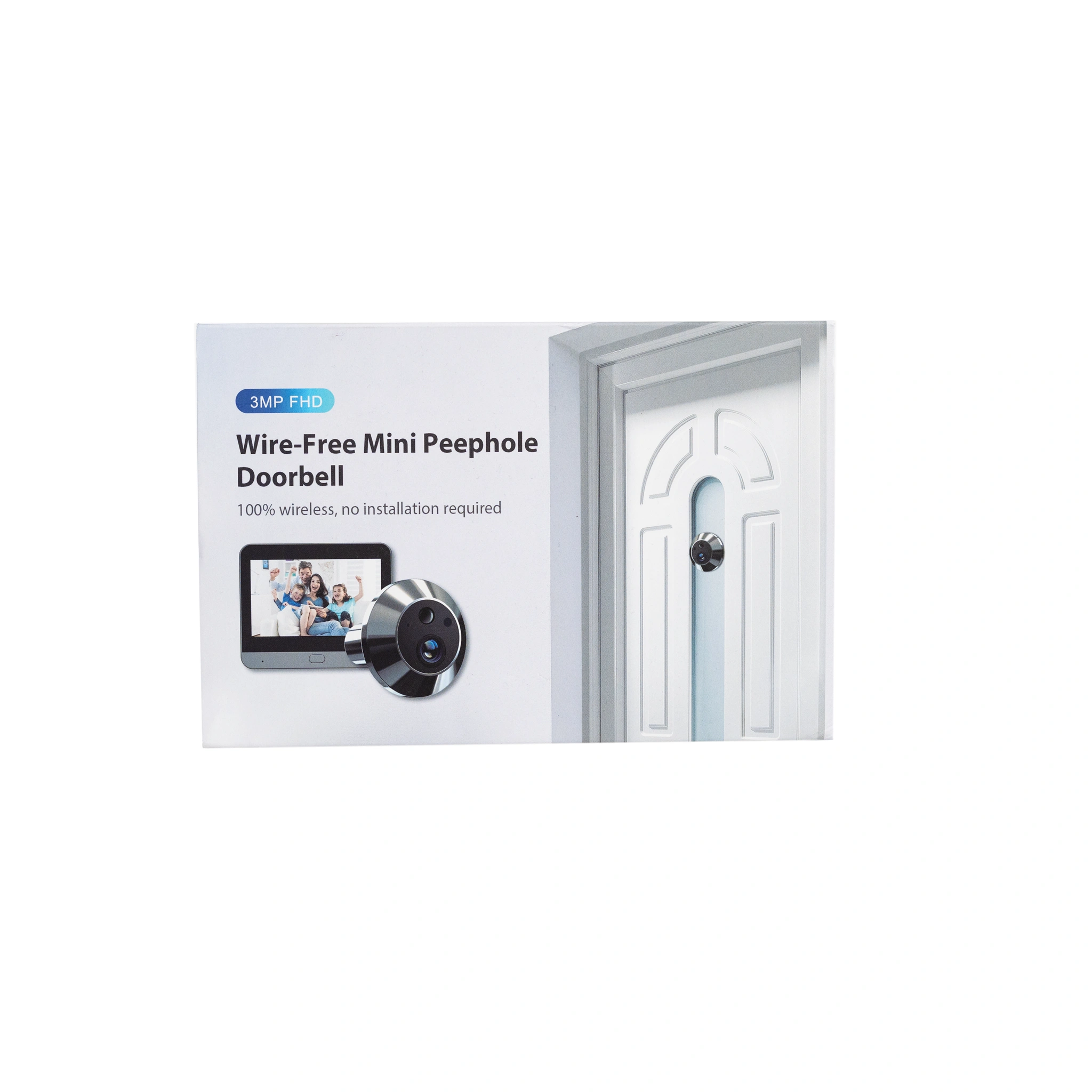Vizor smart wireless pentru usa cu inregistrare miscare, control prin aplicatia Tuya [5]