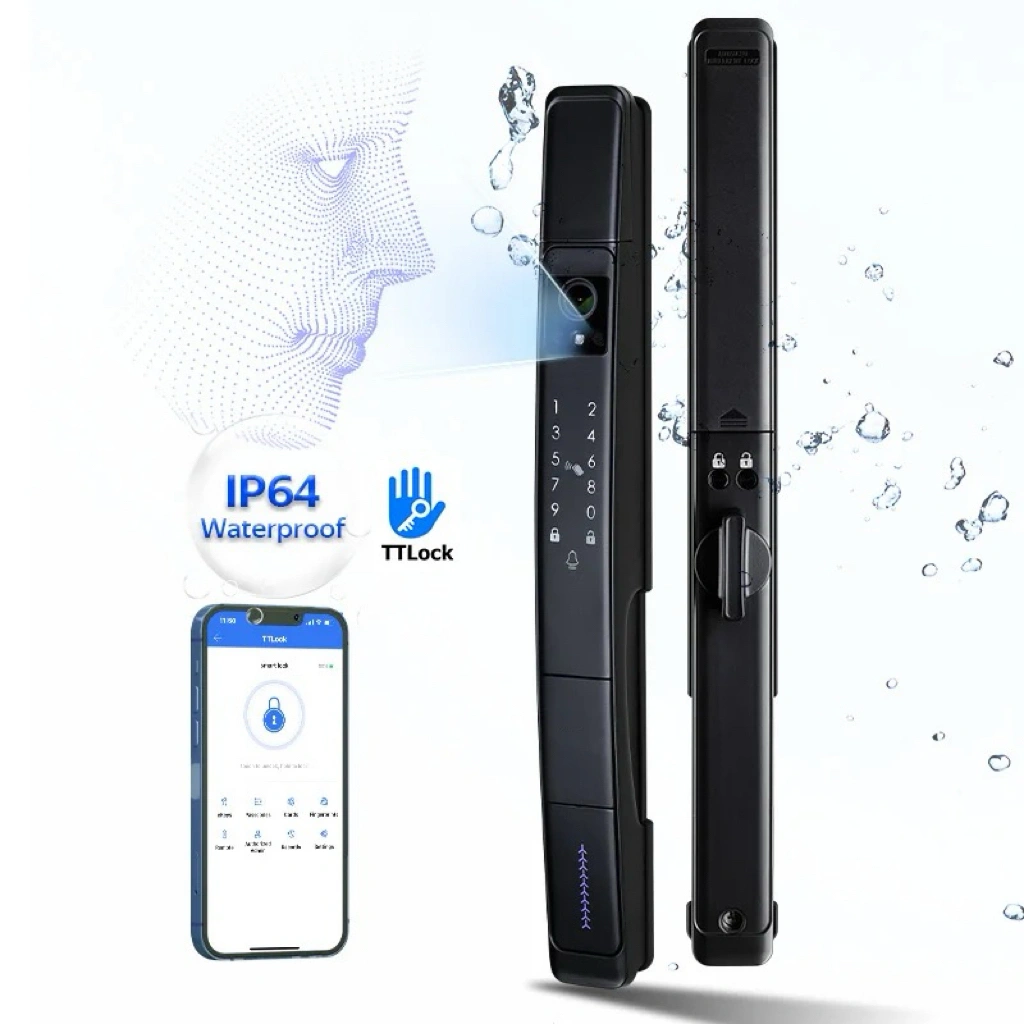 Yala smart cu recunoaștere facială 3D, Wi-Fi și control din aplicatia TTLock, compatibila cu uși termopan [8]