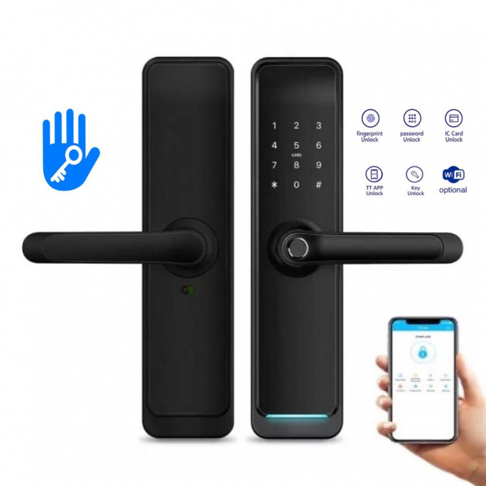 Yala smart max lux Negru pentru apartamente regim hotelier, Booking, Airbnb [2]