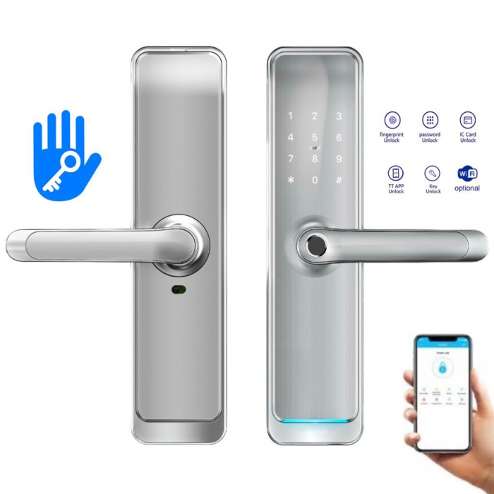 Incuietoare inteligenta, pentru usi din termopan, aluminiu, pvc, lemn si metalice [3]