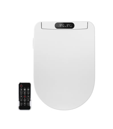 Capace WC cu bideu - Capac de WC inteligent cu bideu forma U, actionare telecomanda, incalzire apa si uscare