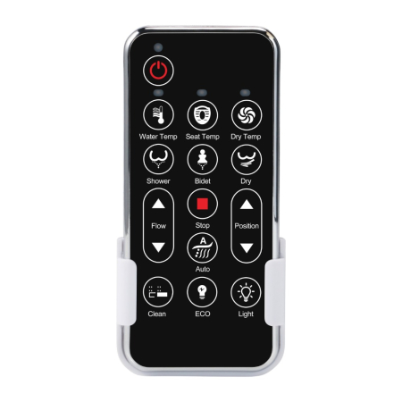 Capac de WC inteligent cu bideu forma U, actionare telecomanda, incalzire apa si uscare [6]