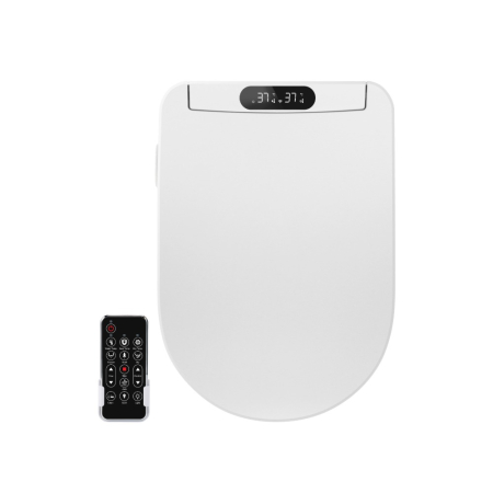 Produse - Capac de WC inteligent cu bideu forma U, actionare telecomanda, incalzire apa si uscare