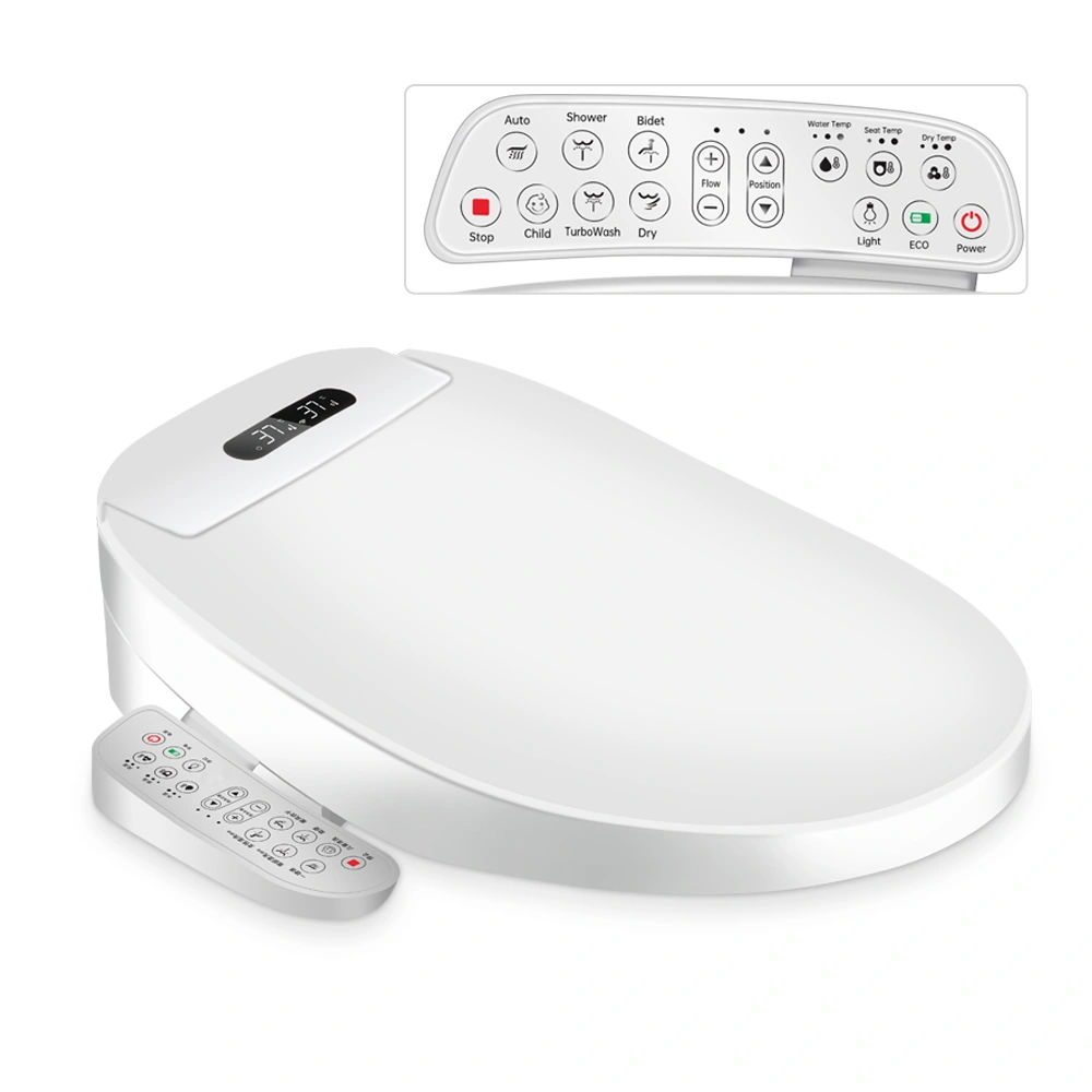 Capac WC smart cu functie bideu, uscare si lumina UV, actionare prin consola [1]