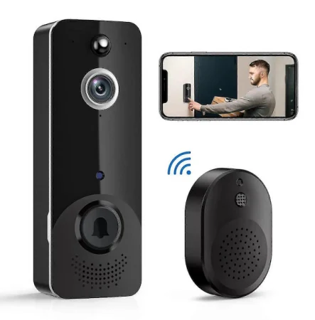 Accesorii incuietori smart - Sonerie cu camera video wireless, aplicatia TTLock si detectie de miscare