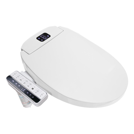 Capace WC cu bideu - Capac de wc 45-49 cm cu bideu smart, consola detasabila, functii de uscare, incalzire scaun