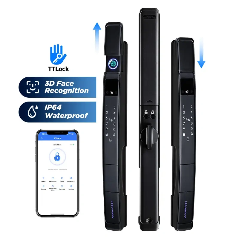 Produse - Yala smart cu recunoaștere facială 3D, Wi-Fi și control din aplicatia TTLock, compatibila cu uși termopan