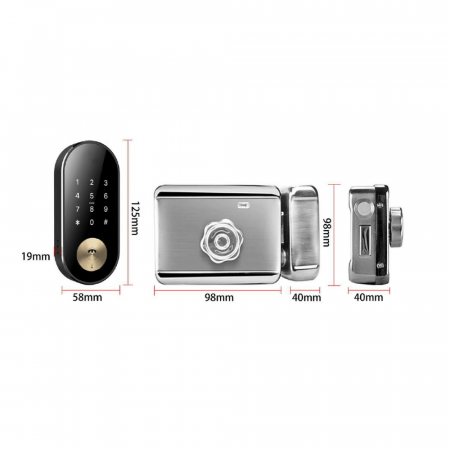 Zavor smart cu deschidere amprenta, cod, card sau telefon [3]