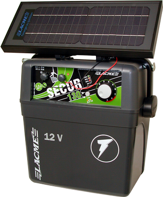 Gard electric si accesorii - Generator de impuls Lacme Secur 130 + panou solar 7.2 W
