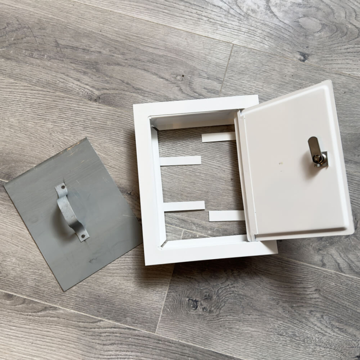 Ușă de vizitare coș de fum 19×24 cm – metalică, dublă, soluție economică [3]