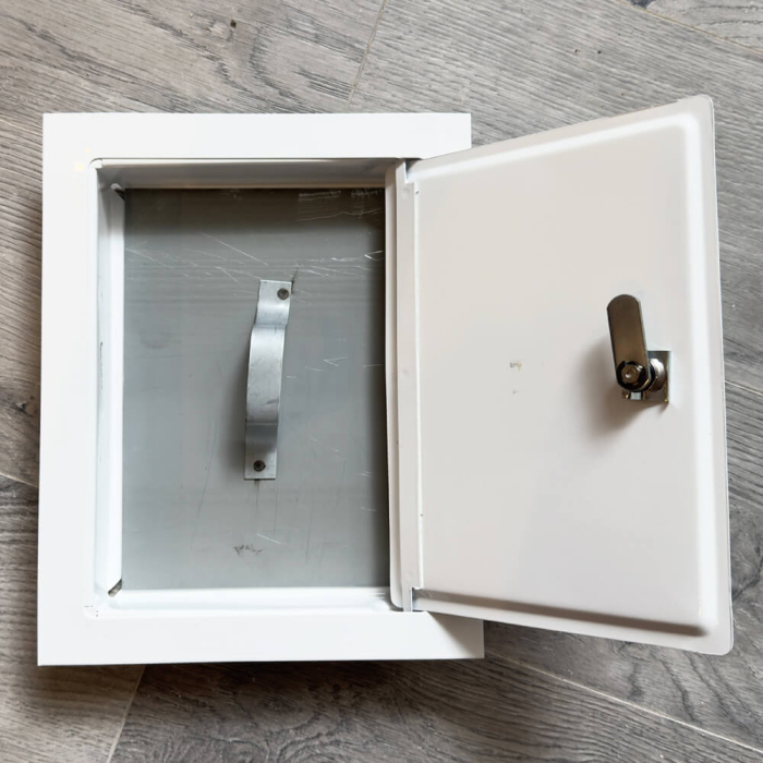 Ușă de vizitare coș de fum 19×24 cm – metalică, dublă, soluție economică [2]