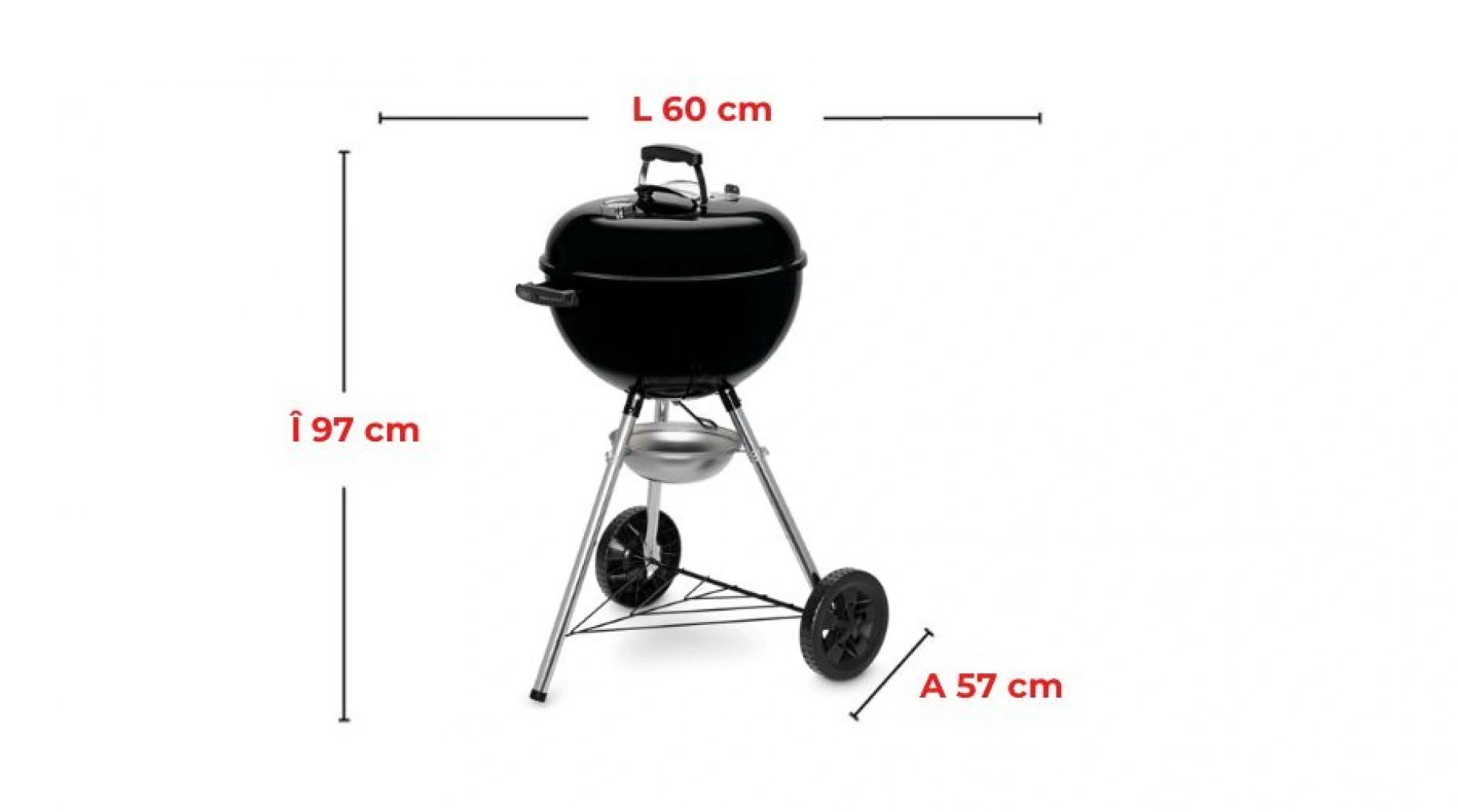 Weber Original Kettle E‑4710 - gratar rotund pentru familia si prietenii [4]