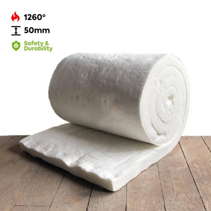 Patura fibra ceramica izolatie cuptor – 50 mm grosime – 1 metru liniar [2]