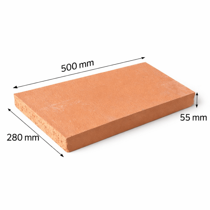 Placă șamotă RADEBURG 55 mm grosime – pentru focar și zone cu temperaturi extreme în sobe și șeminee [3]