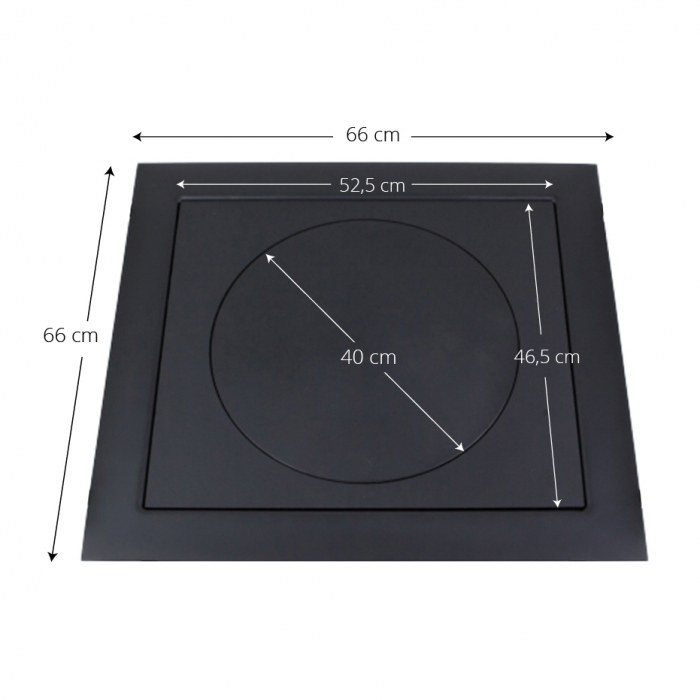 Plita din fonta KT6660 pentru soba de gatit cu dimensiunile 66 x 60 cm + CADOU [2]