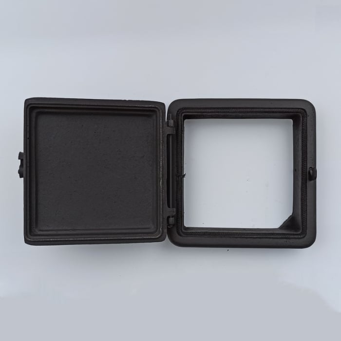 Set usa soba plina din fonta cu cenusar Rosetta [4]
