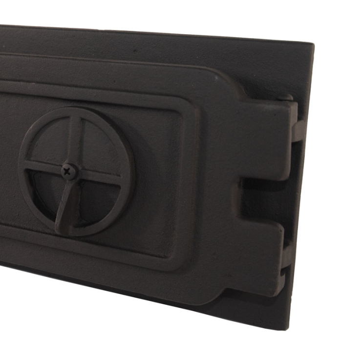 Set ușă sobă + ușă cenușar K3630-SET – din fontă etanșă, cu admisie de aer, pentru sobe de teracotă [9]