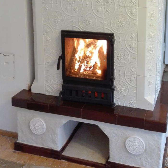 Set ușă sobă + ușă cenușar K4038SET – fontă etanșă, ramă subțire, vizibilitate mare a focului [5]