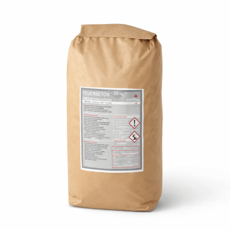 Mortare, tencuieli, vopsele termorezistente - Austroflamm beton refractar, beton termorezistent