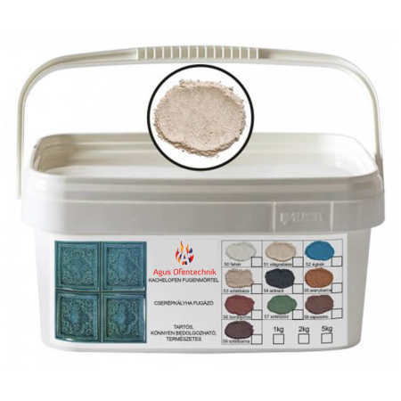 Materiale montaj - Chit de rosturi BEJ DESCHIS pentru sobe in forma de praf, Agus Ofentechnik