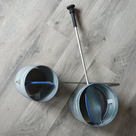 Admisie aer pentru ardere - CLAPETA ADUCTIUNE AER EXTERIOR ,CU INCHIDERE ETANSA, TERMOREZISTENTA, DIAMETRU 160 MM
