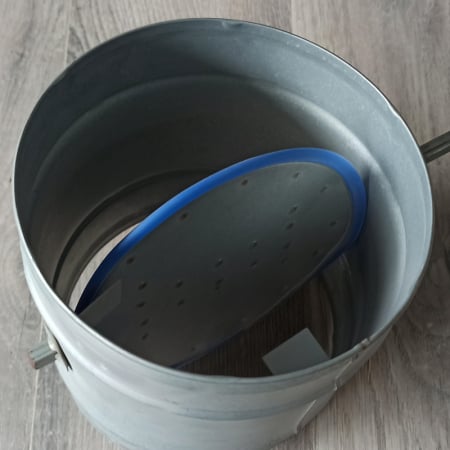 Admisie aer pentru ardere - CLAPETA ADUCTIUNE AER EXTERIOR ,CU INCHIDERE ETANSA, TERMOREZISTENTA, DIAMETRU 200 MM