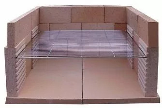 Caramida cu caneluri pentru constructia gratarelor 250 x 124 x 64 mm [4]