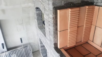 Caramida cu caneluri pentru constructia gratarelor 250 x 124 x 64 mm [1]