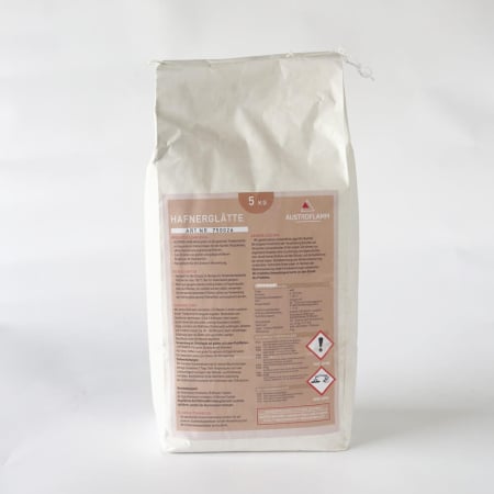 Glet termorezistent pentru finisaj sobe, seminee, cuptoare Austroflamm Hafnerglätte - 5 kg