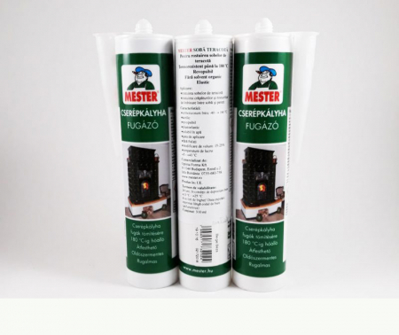 Chit de rosturi sobe - Chit de rosturi profesional de culoare alba, pentru sobe de teracota, ramane elastic pe termen lung