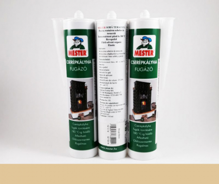 Chit de rosturi sobe - Chit de rosturi profesional de culoare bej, pentru sobe de teracota, ramane elastic pe termen lung